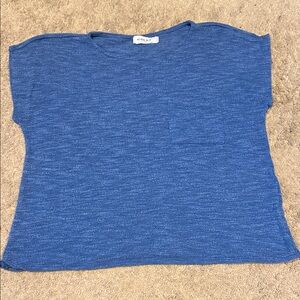 Women's Heather Blue Short Sleeve Tee